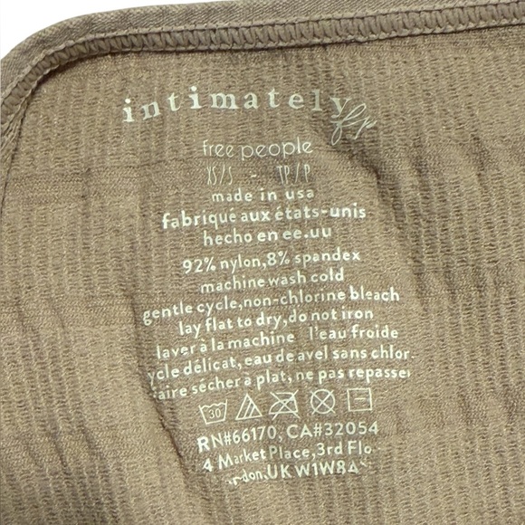 Free People Intimately Square One Seamless Cami in Nude - Picture 7 of 9